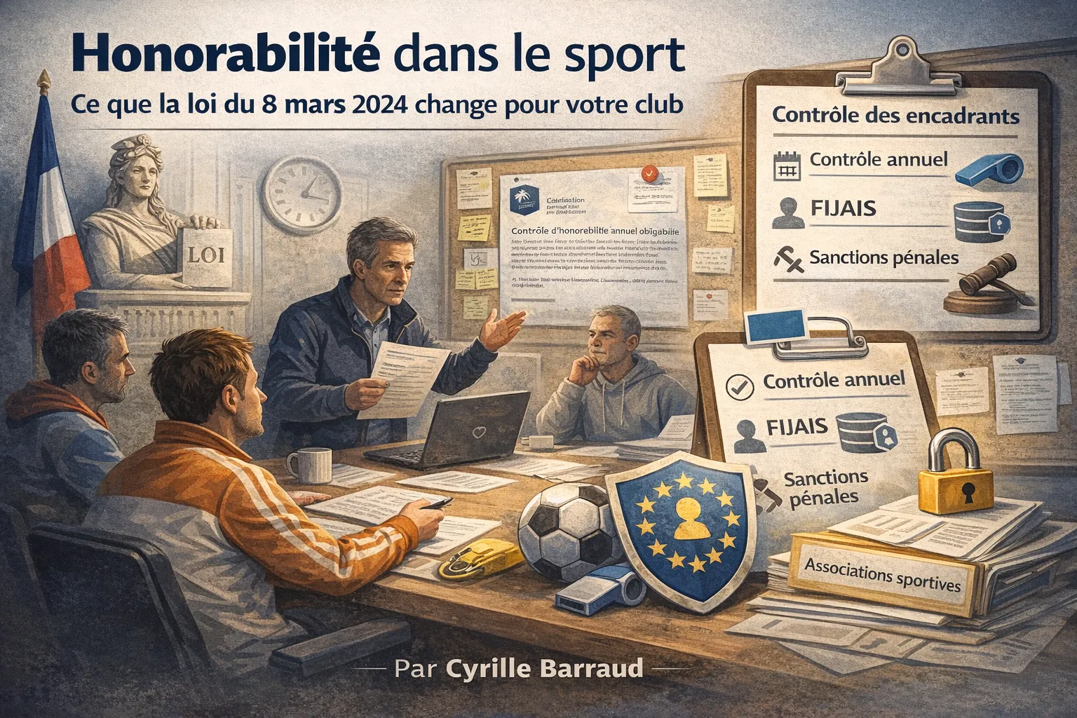 Honorabilité dans le sport : ce que la loi du 8 mars 2024 change pour votre club