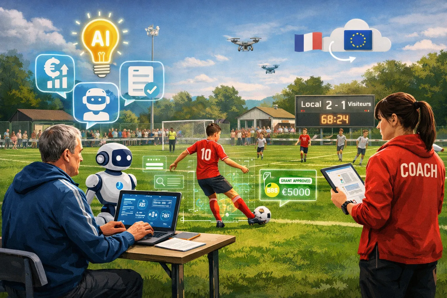 L'IA descend sur le terrain amateur : ce qui change pour votre club en 2026