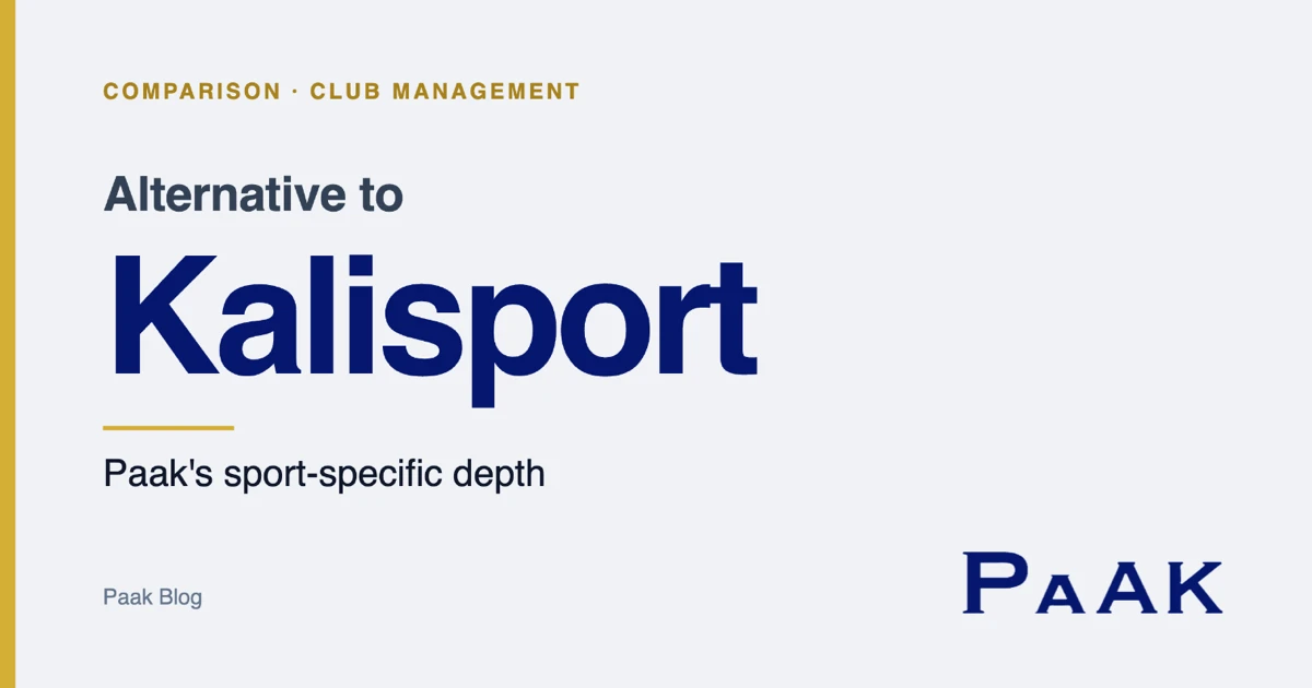 Kalisport alternative: Paak's sport-specific depth